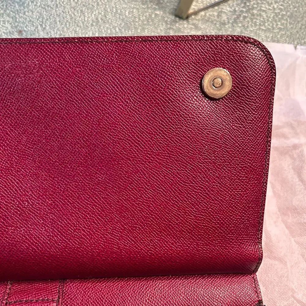 Authentic Dolce & Gabbana Sicily Burgundy Leather Tote - Picture 11 of 16